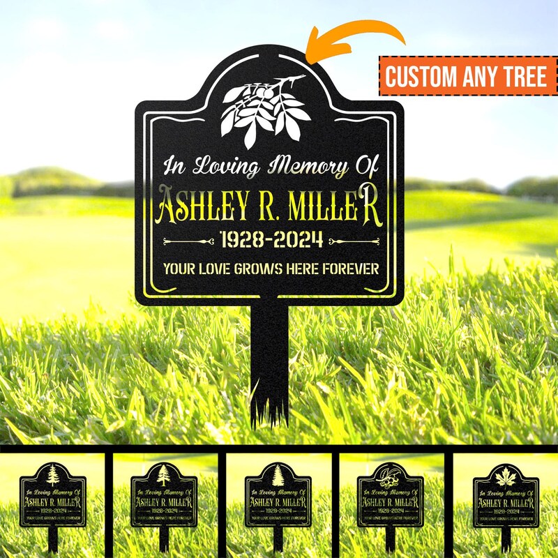 Memorial Tree Plaque - Etsy