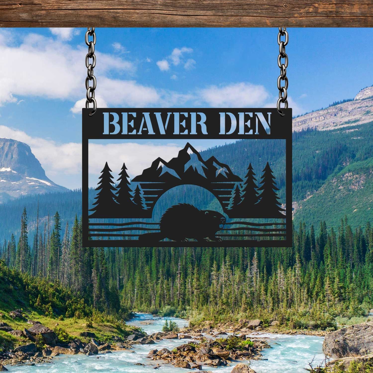 Custom Beaver Metal Sign, Beaver Sign, Beaver Lover Gift, Beaver Decor ...