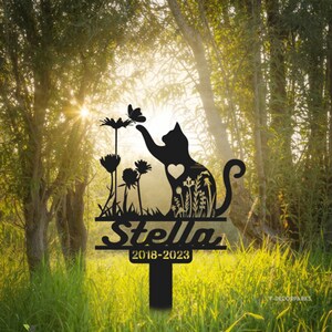 Custom Personalized Memorial Cat Photo Square Lithograph - Gift Idea For Cat Lover - I'm Right Here In Your Heart