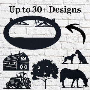 Personalized Your Metal Farm Sign, Farmhouse Metal Sign, Custom Ranch Sign, Farmhouse Decor, Farmer Gift, Farm Gate Sign, Outdoor Decor