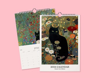 2024 Cats in Art Wall Calendar – Niaski