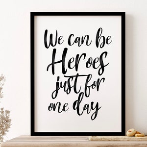 Foo Fighters MY HERO Song Lyrics Poster Print Wall Art