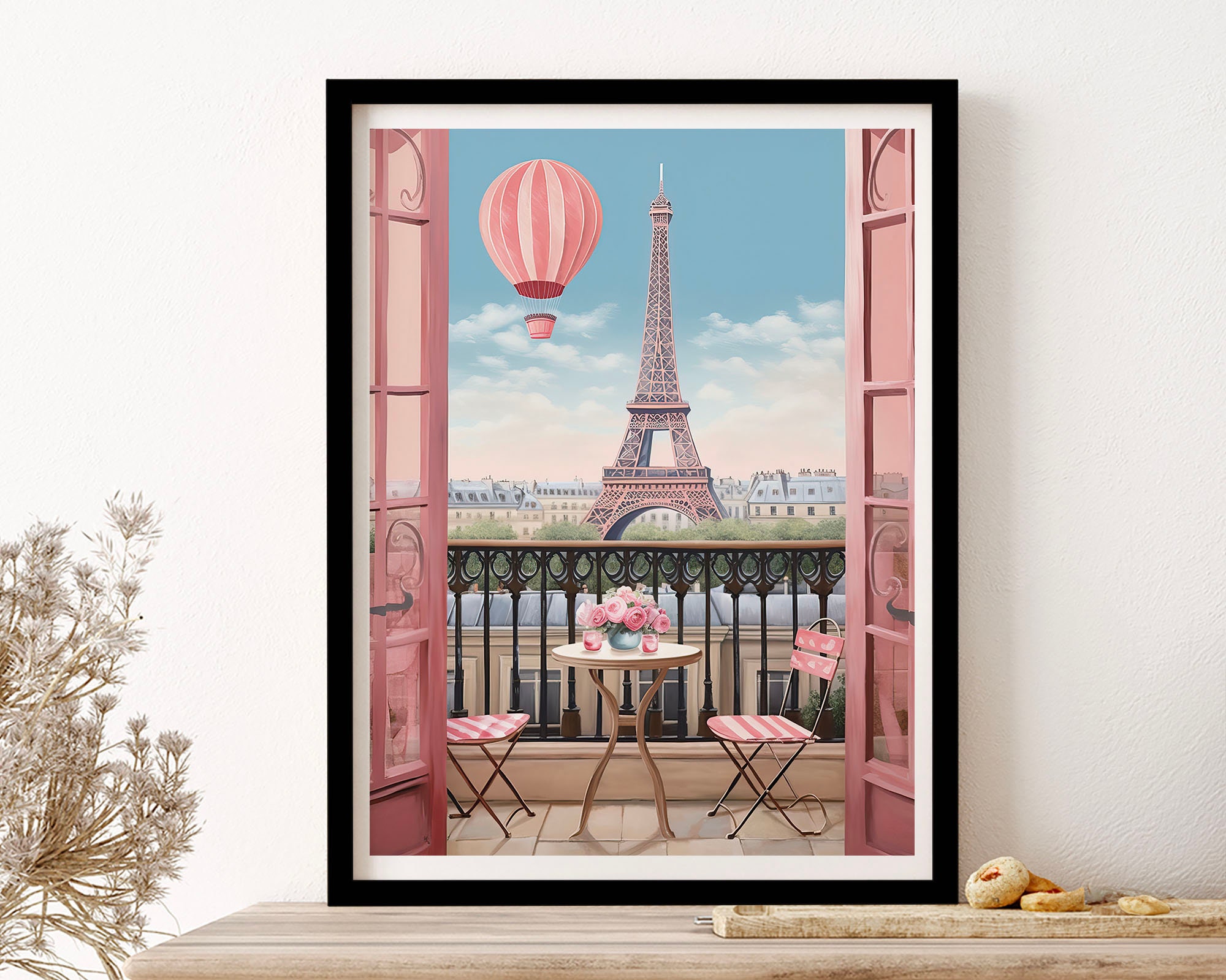 Deko-Hänger Eiffelturm Frankreich, 28 cm - Partybedarf Europäische Länder  Motto-Party Produkte 