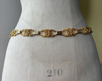 Vintage Escada Lucky Charms Chain Belt - Swag Gold Chain  display picture 3