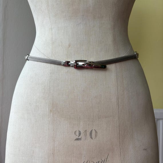 Vintage Silver Mesh Belt.  Gorgeous il_fullxfull.1438499851_a5w8.jpg main image 3