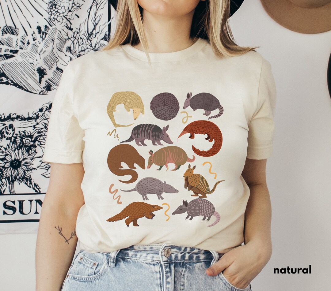 Armadillos and Pangolins Adult. Toddler & Youth Short Sleeve Tee Boho