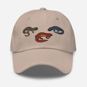 Cool Salamanders Dad hat - Just Love Salamanders Okay - Gift for Amphibian Lover - Salamander Newt Birthday Idea