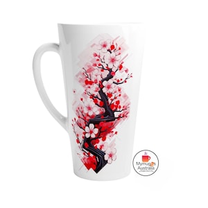 Cherry Cherry Mug, Japanese Mug Coffee Mug,Latte Mug Cherry Blossum Mug,Gift Mugs