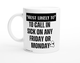 Funny 'Most Likely To' Office Coffee Mug – Boss & Co-Worker Gift