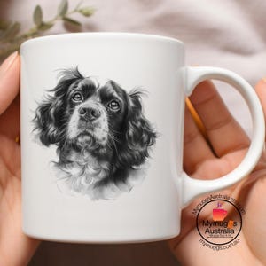 King Charles Spaniel Mug: Dog Lover Gift, Canine Art