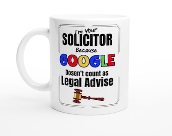 Grappige advocaatkoffiemok: cadeau advocaat, juridische humor, 11oz keramiek