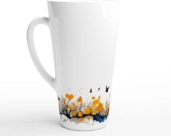Kitchen Collections Taza de cerámica Latte de 17 oz
