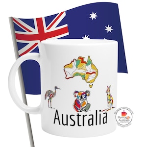 Australia Day Mug Celebration Coffee Mug Aussie Mugs