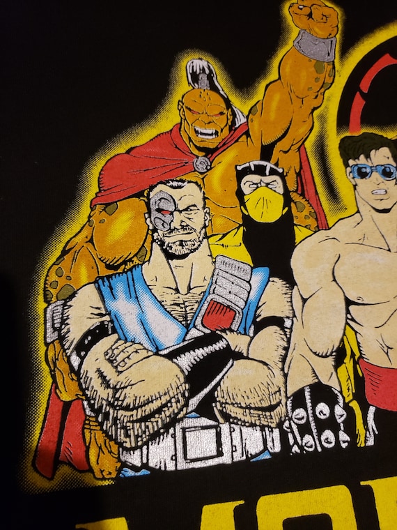 Ultra super rare vintage 1992 Mortal Kombat shirt… - image 3