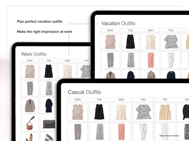 2023 2025 Capsule Wardrobe Planner Spring & Summer Capsule Etsy