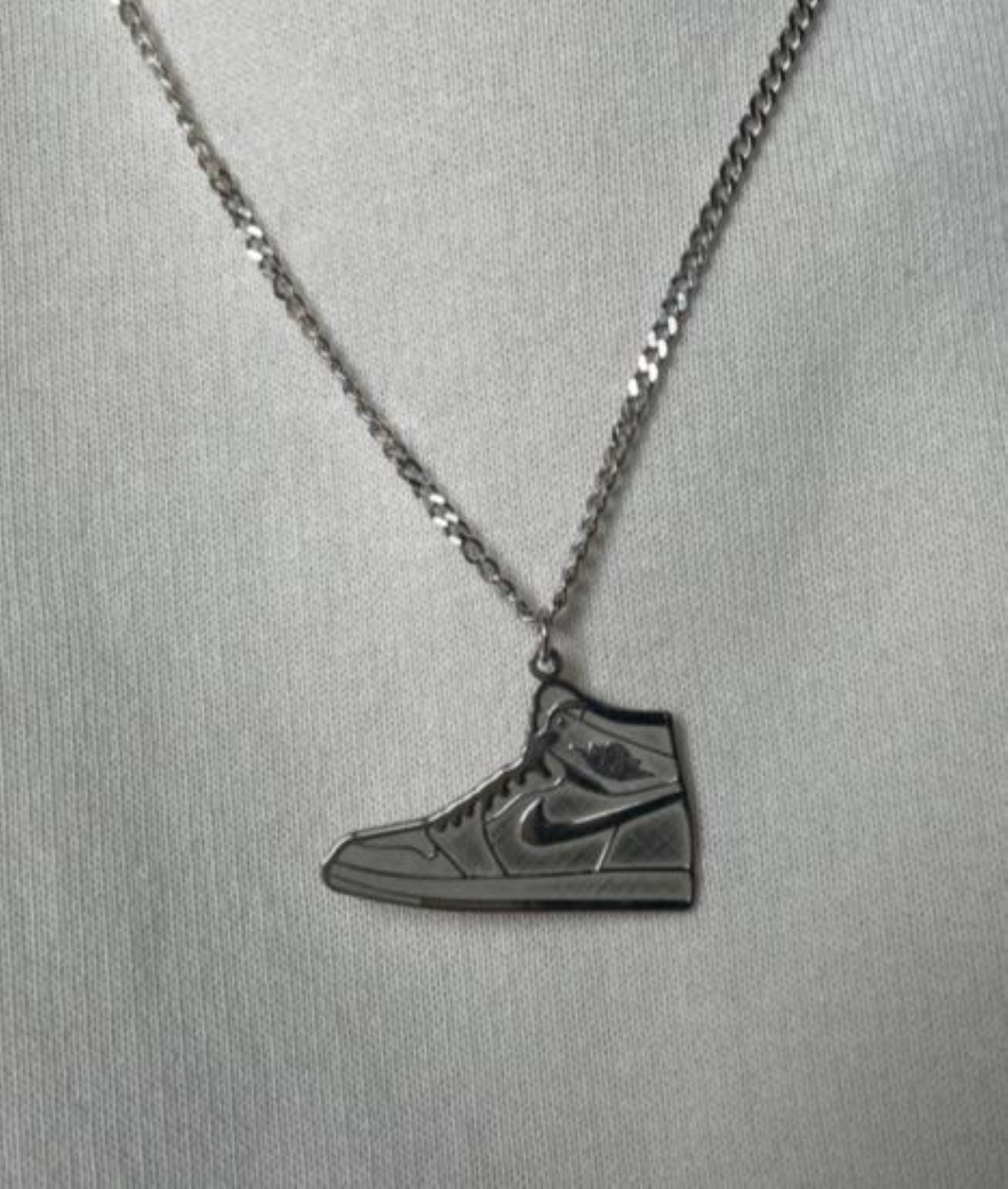 Air Jordan Necklace, 925 Sterling Silver Air Jordan Sneaker Necklace, Nike  Necklace, Nba Necklace, Nike Pendant, Boyfriend Necklace