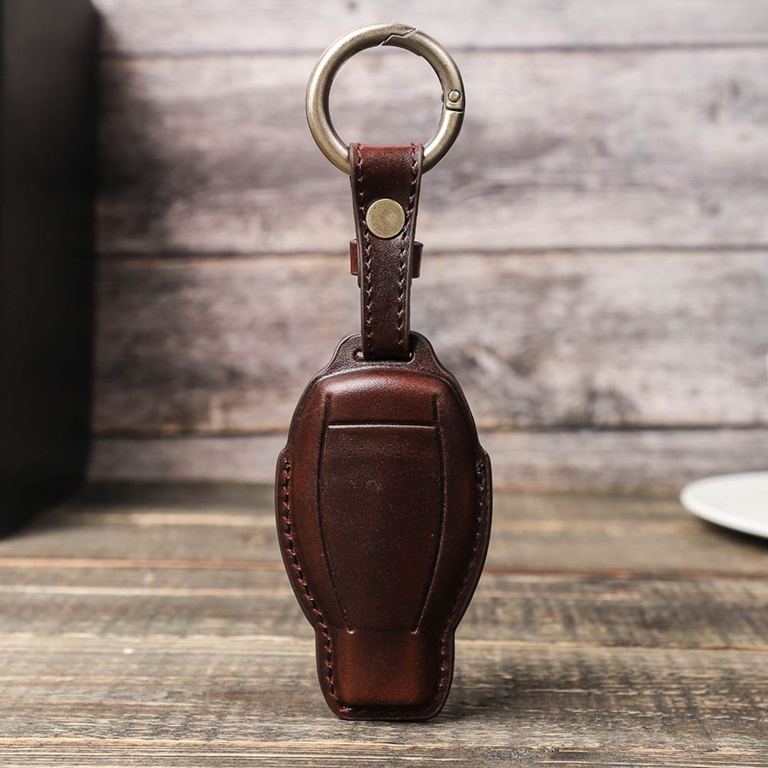 Genuine Leather Car Key Case Cover Protection Shell Accessories Key