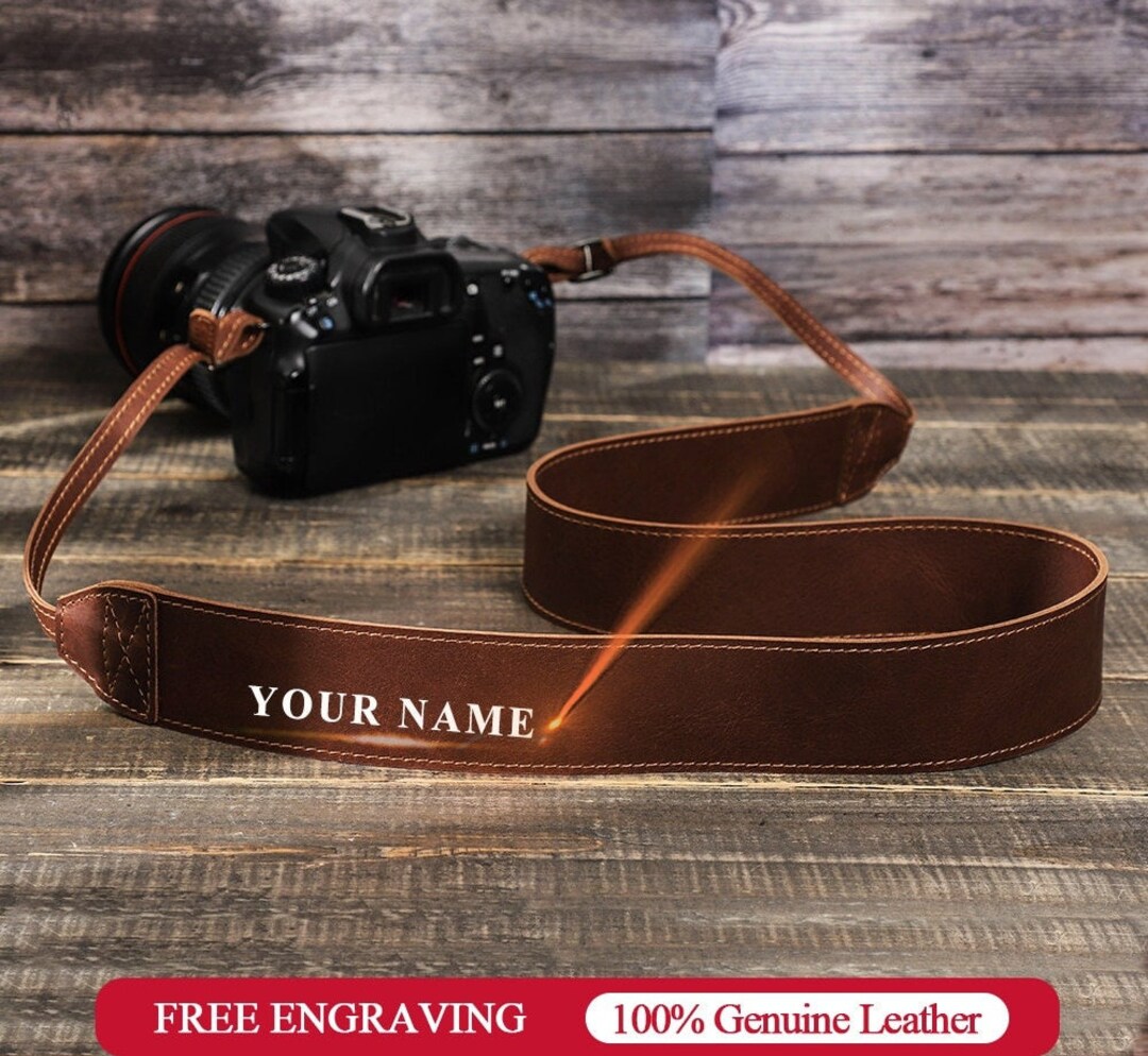 Leather Universal Adjustable Camera Shoulder Neck Wide Camera Strap