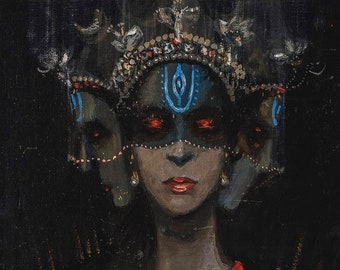 Art Print - HECATE CROWNED - Fosco Culto -