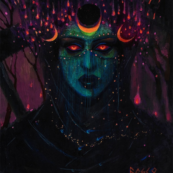 Art Print - HECATE - Queen of the witches - Fosco Culto