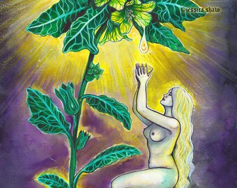Occult Art Print - Apollinaris by Jessica Shaw