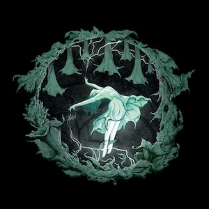 Art Print - DATURA by Hens Tongue