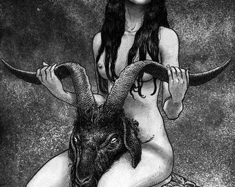 Art Print - MOONCHILD by Kerbcrawlerghost