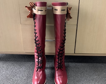 Scarpe da cosplay rosse di Violet Evergarden