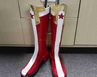 Wonder Woman Skor Diana Prince Cosplay Stövlar