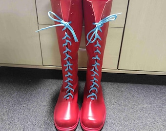 Spider-Punk Shoes Spider-Man: Across the Spider-Verse Cosplay Boots