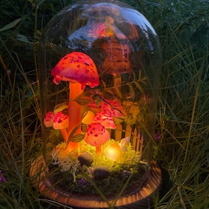 Mushroom Lamp Etsy