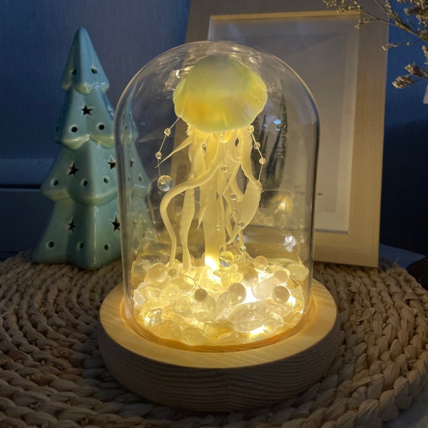 Jellyfish Night Light Jellyfish Lamp Christmas Gift Home Decor Unique Sea Series Lamp