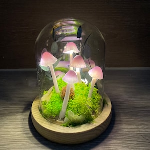 Unique Mushroom Lamp Purple Mushroom Lamp Party And Gifting Best Friend Gift Christmas gift