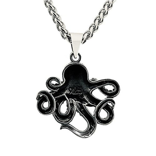 Octopus – Pendentif pieuvre en argent 925