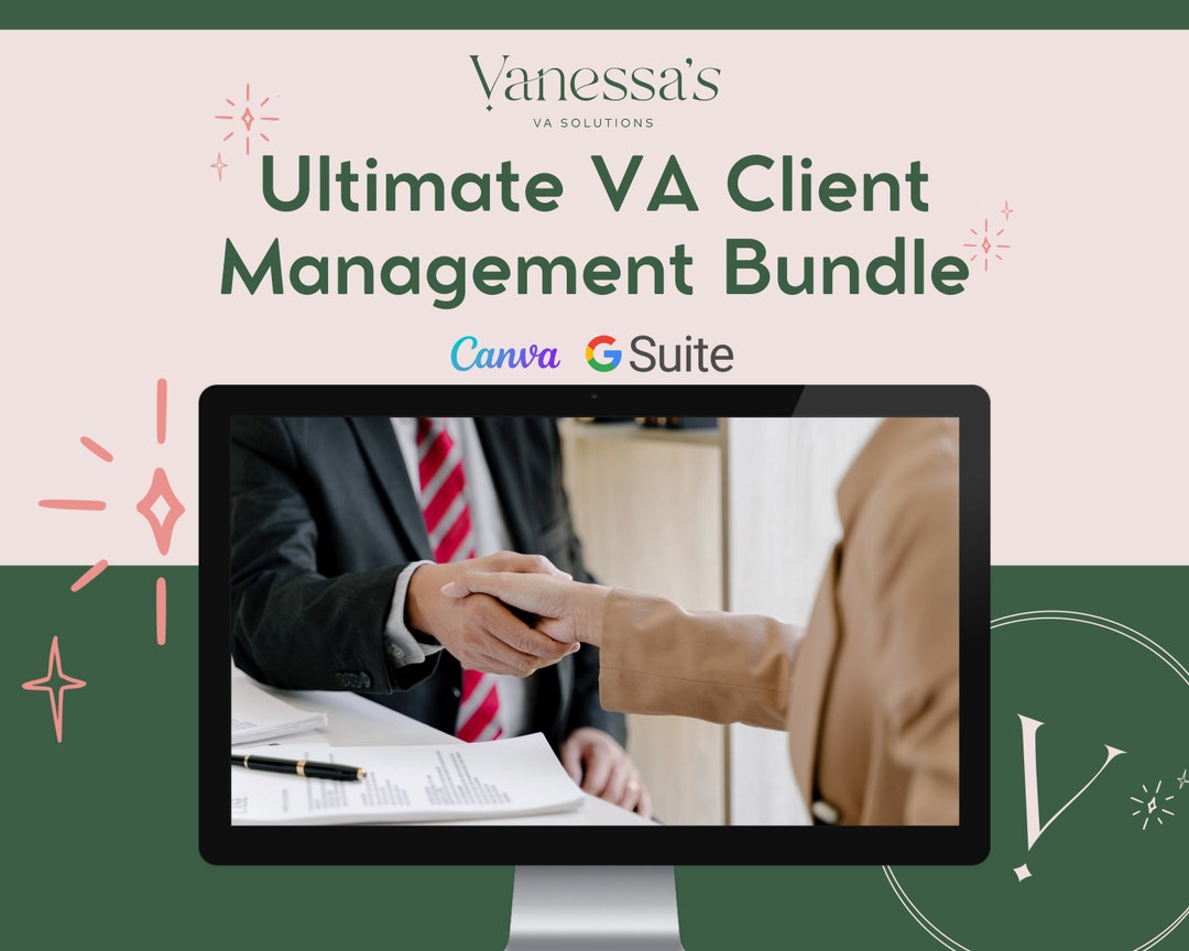 Virtual Assistant Client Management Bundle: VA Outreach Tracker ...