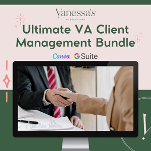 Virtual Assistant Client Management Bundle: VA Outreach Tracker (Digital Download)