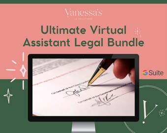 Virtual Assistant Legal Templates: Client Agreement, Privacy Policy (Digital Download)