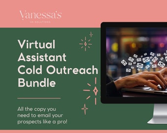 Virtual Assistant Cold Outreach Email Templates Bundle (Digital Download)