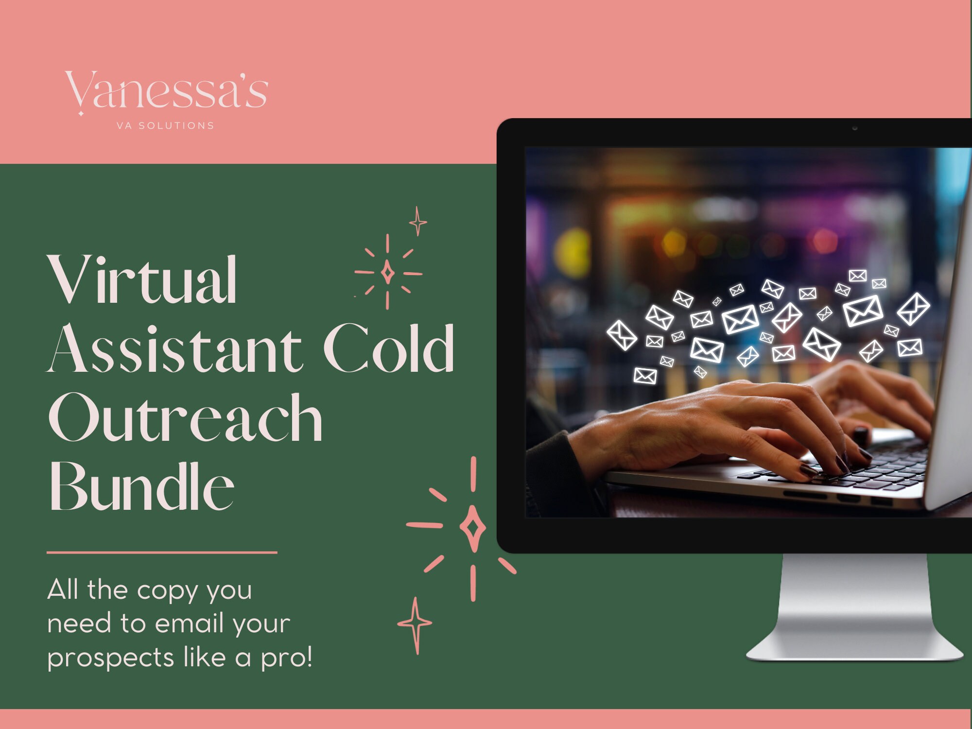 Virtual Assistant Cold Outreach Email Templates Etsy