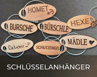 Holz&Herz > keychain < a piece of love for the keychain, handmade