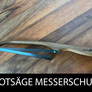 Holz&Herz Brotsäge sauscharf für die perfekte Scheibe Brot, handgefertigt Bild 5