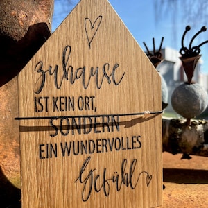 Holz&Herz &gt; Deko Holzhaus &lt; great decorative object and an even better gift, individually handcrafted