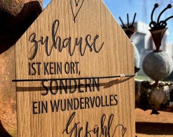 Holz&Herz > Deko Holzhaus < great decorative object and an even better gift, individually handcrafted