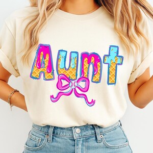 Baseball Aunt Drip Png, Baseball Ice Cream Drip Png, Aunt Baseball Png, Baseball Mom Dripping Png, Game Day Baseball Png, Baseball Shirt Png