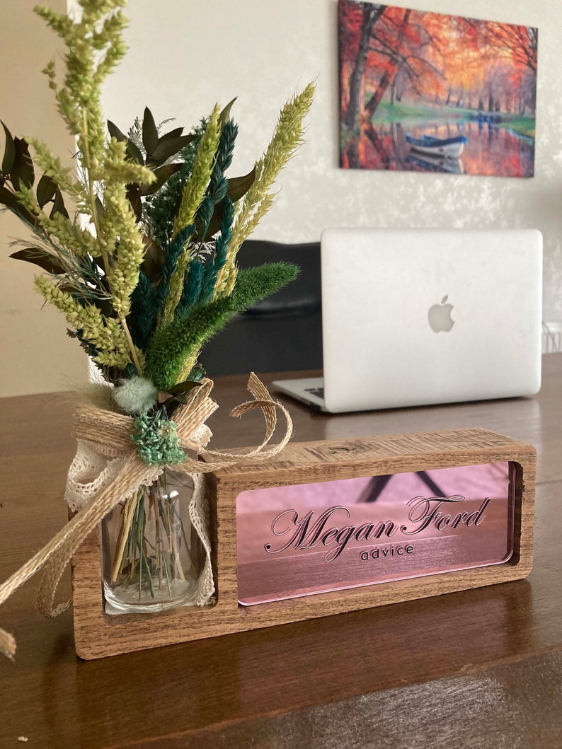 Personalized Desk Name Plate Wooden Desk Name Plate With Etsy Australia