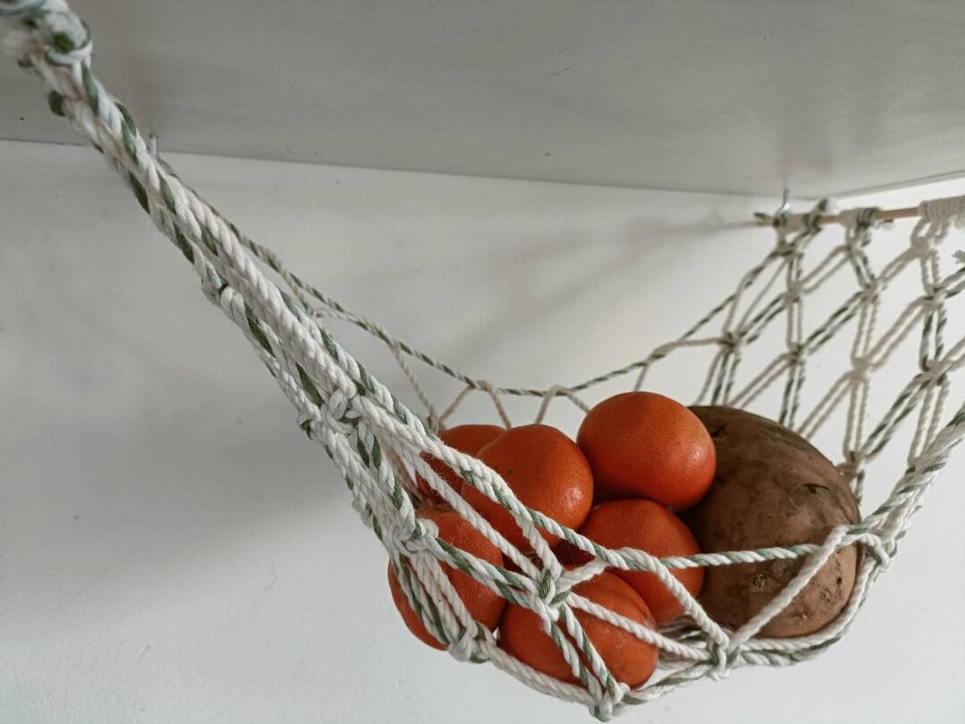 Hanging Hammock Macramé Fruits and Vegetables/space Saving Etsy