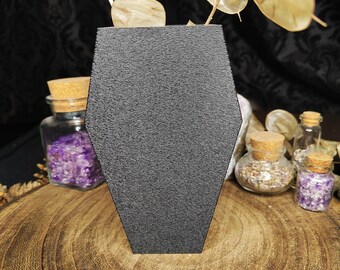 Sarg Vase Stiftebecher Gothic aus Maisstärke Filament Halloween Dekoration