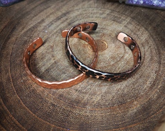 Magnetarmband Kupfer minimalistisch handgefertigt