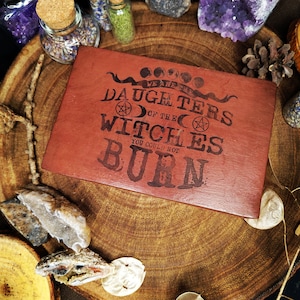 Tarotkartenbox Schmuckkasten Hexentochter Motiv Vintage