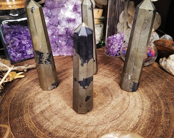 Kristallturm Pyrit Obelisk